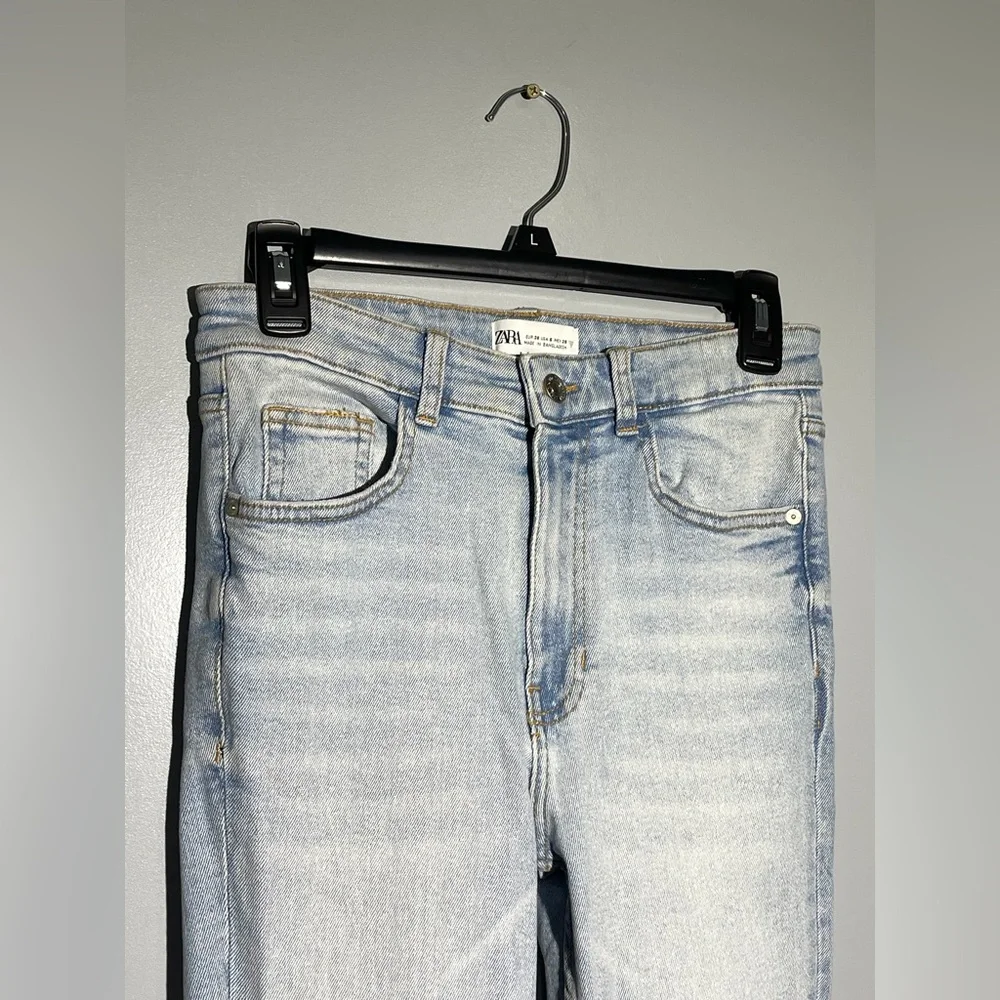 Zara Light Blue Skinny Jeans for Women‎